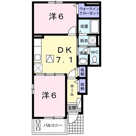 サンシャイン Ⅰの物件間取画像